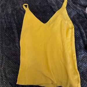 Large yellow LOFT tank top